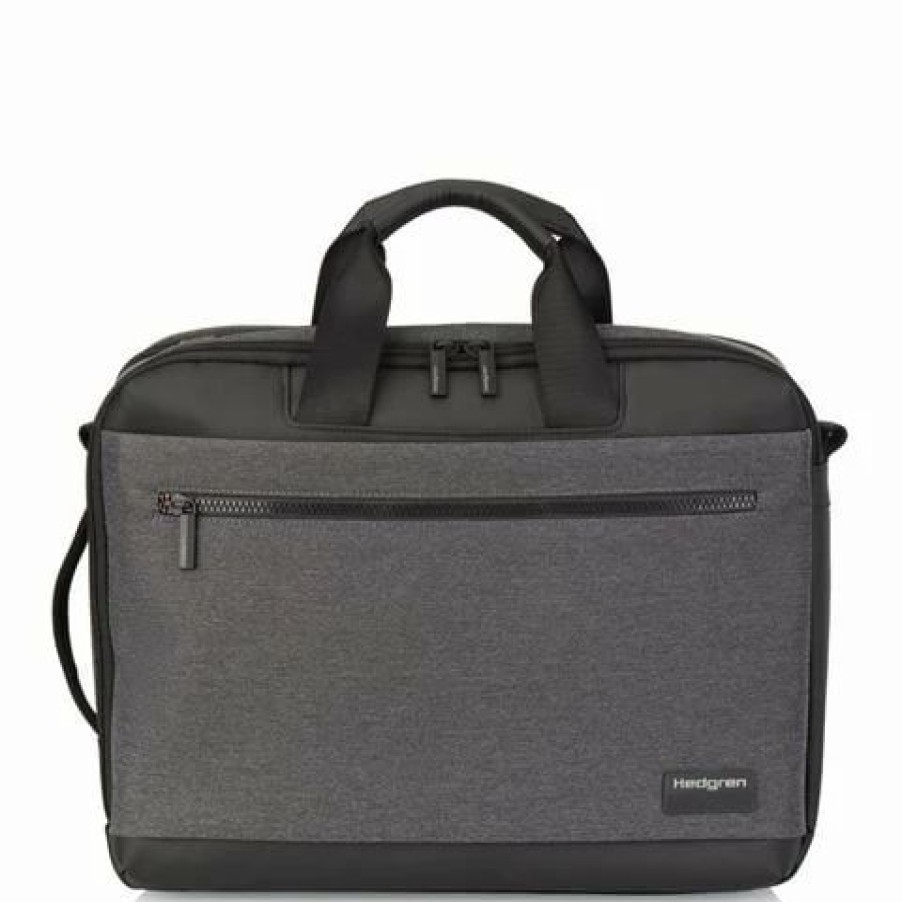 * | Hedgren Display 3 Way Backcase & Backpack Rfid S/Grey