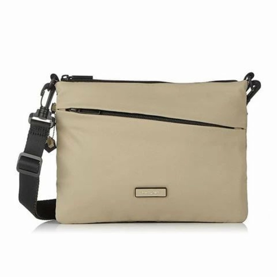 * | Hedgren Orbit Flat Crossbody Bag Comet Beige