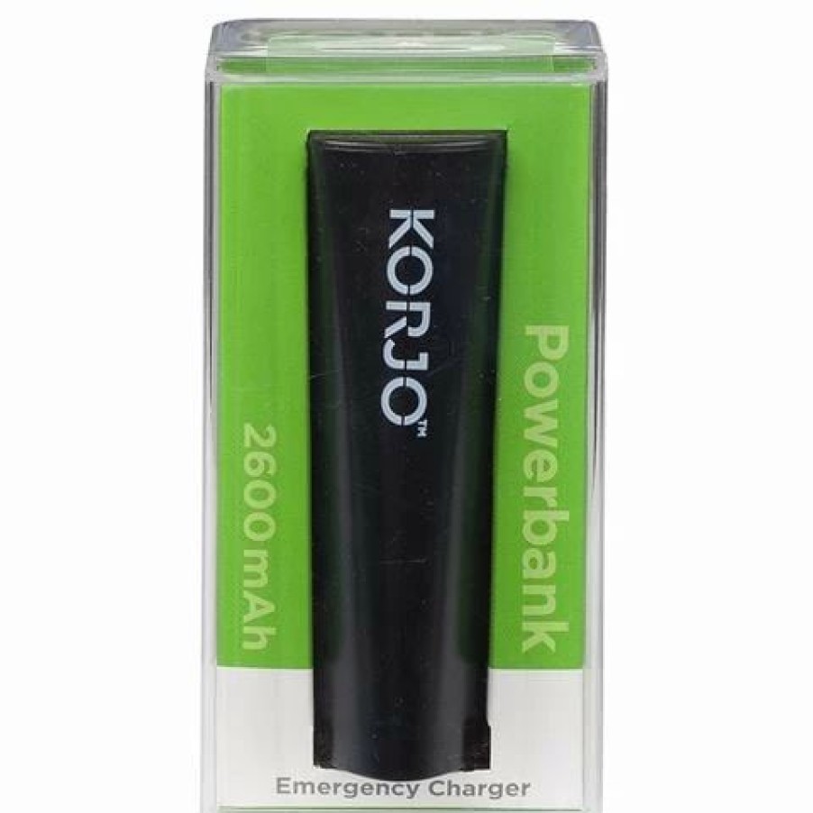 * | Korjo Powerbank 2600 Mah Black