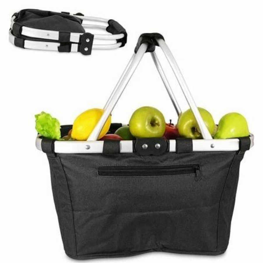 * | Sachi Two Handle Carry Basket Black