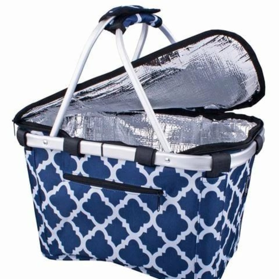 * | Sachi Insulated Carry Basket Morocco Navy