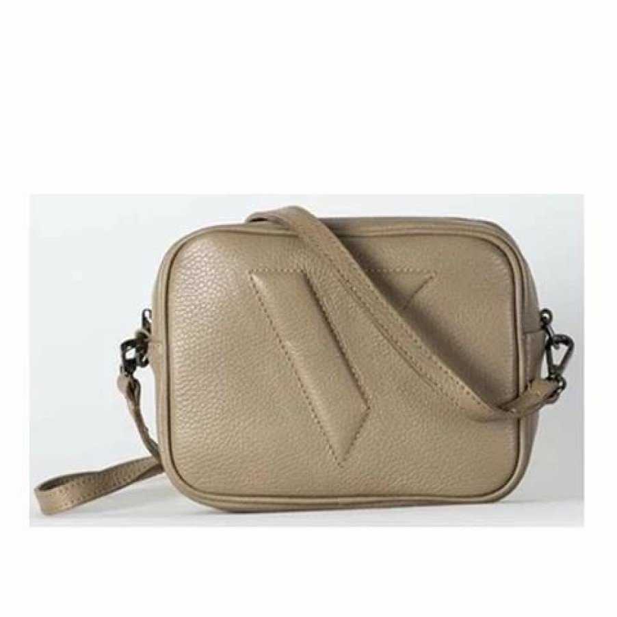 * | Vestirsi Vanessa Italian Leather Bag Taupe