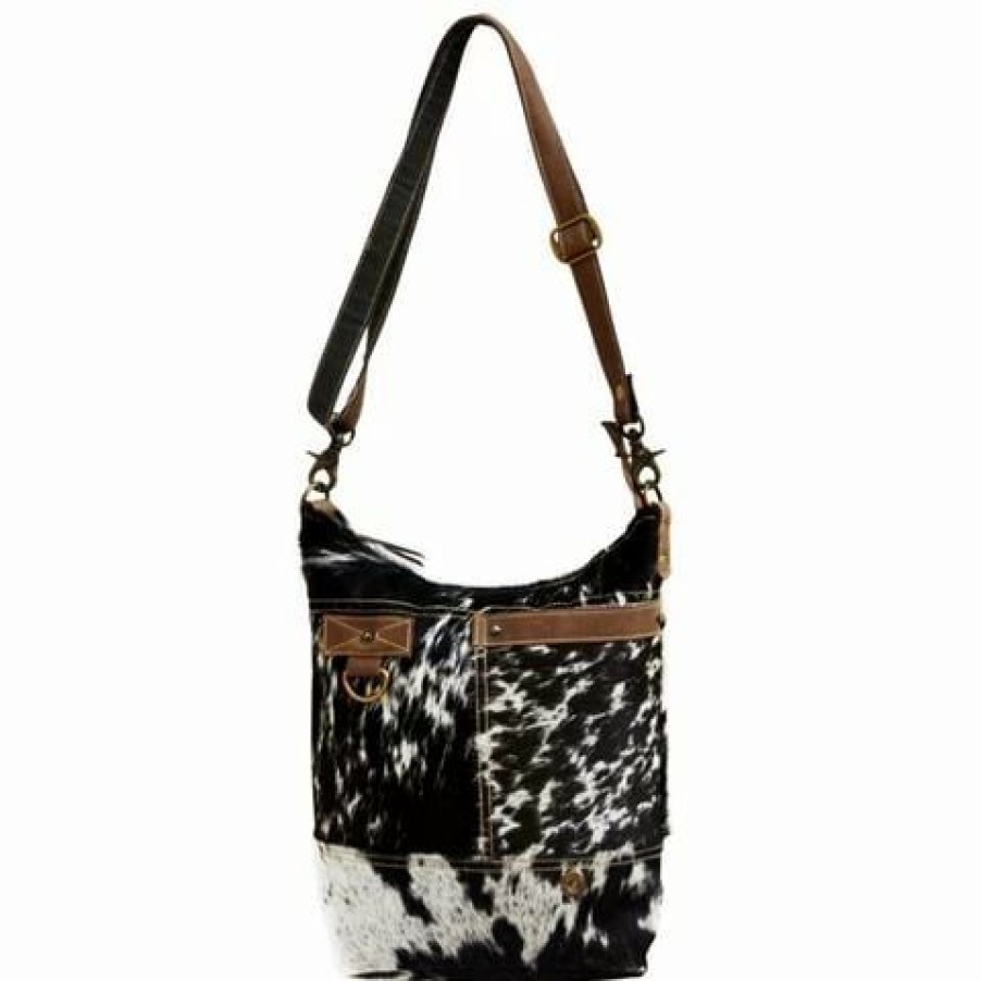 * | Design Arc Furniture Design Arc Oval Cowhide Tote Bag