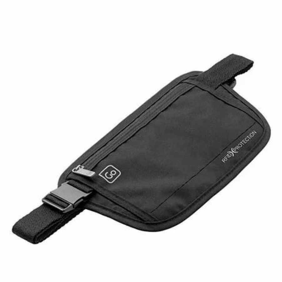 * | Go Travel Rfid Blocking Money Belt Black