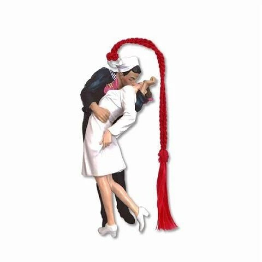 * | David Howell And Company David Howell Brass Bookmark Wwii Times Square V-J Day Kiss