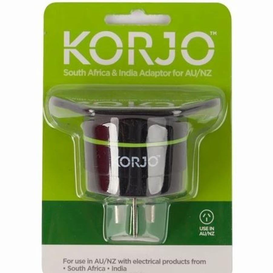 * | Korjo South Africa & India Adaptor Plug For Australia & Nz