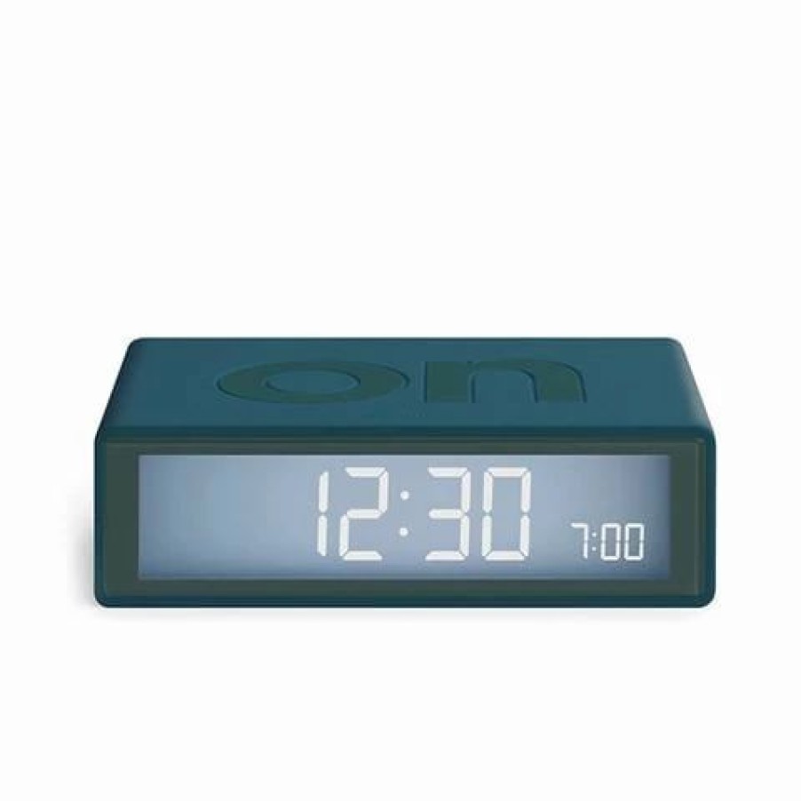 * | Lexon Flip+ Travel Lcd Alarm Clock Duck Blue