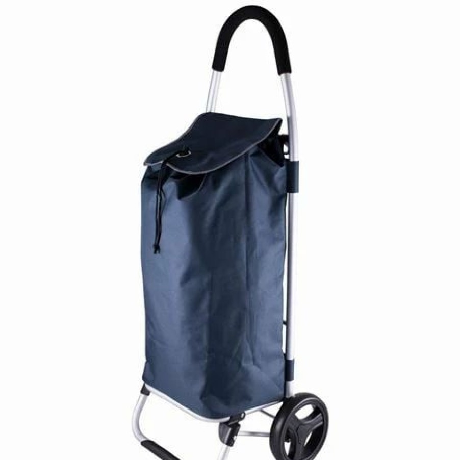 * | Karlstert Lightweight Aluminium Shopping Trolley Navy