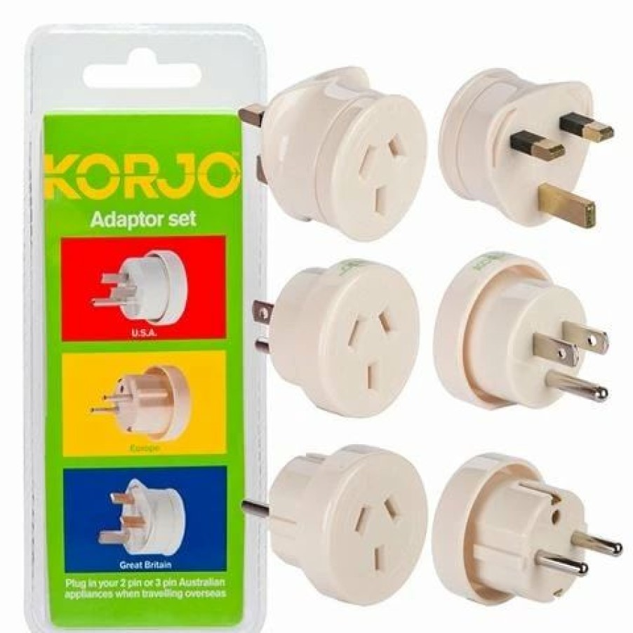 * | Korjo International Adaptor Plug Set