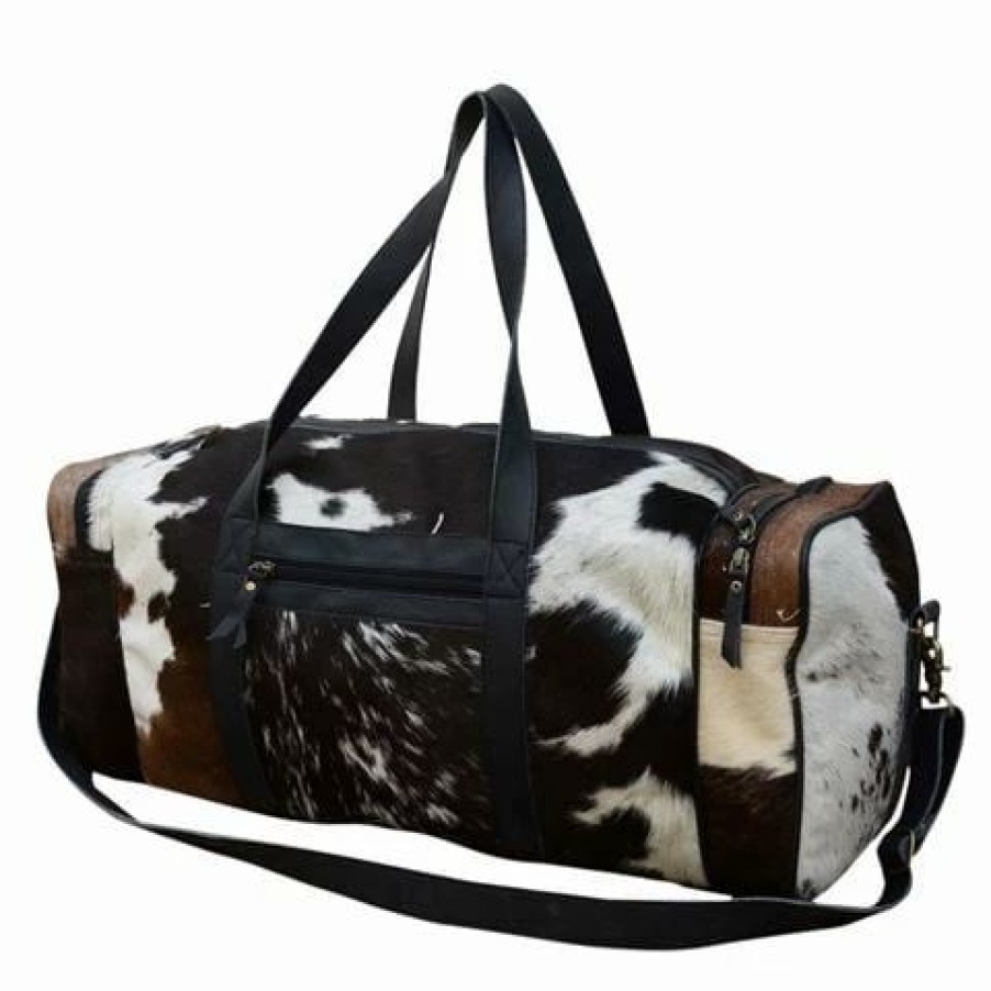 * | Design Arc Furniture Design Arc Cowhide Patch Overnight Bag