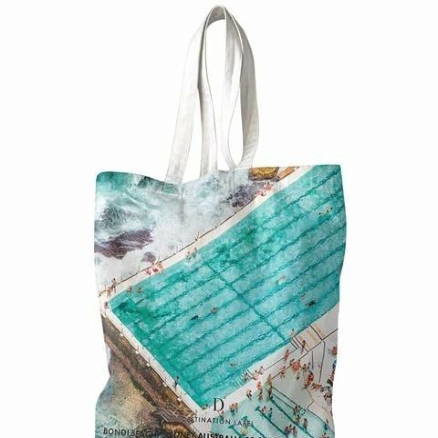 * | Destination Label Icebergs Summer Tote Bag