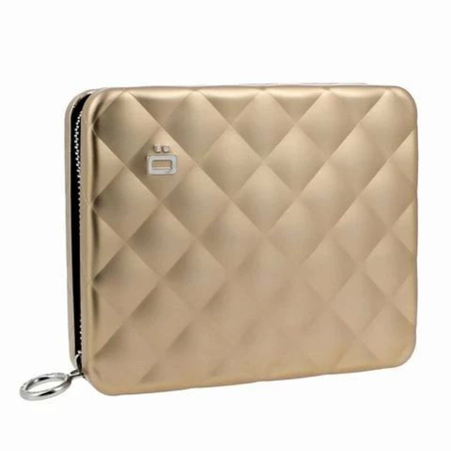 * | Ogon Designs Ogon Quilted Rose Gold Aluminum Passport Wallet