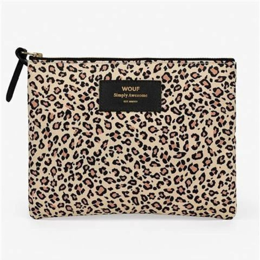 * | Wouf Large Pouch Pink Savannah