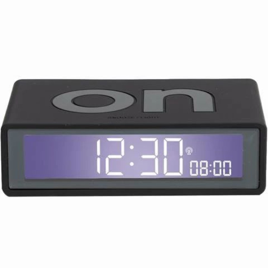 * | Lexon Flip+ Reversible Alarm Clock Lcd Black