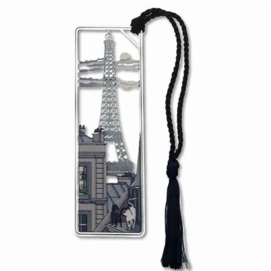 * | David Howell And Company David Howell Brass Bookmark Moonlight In Paris Eiffel Twer