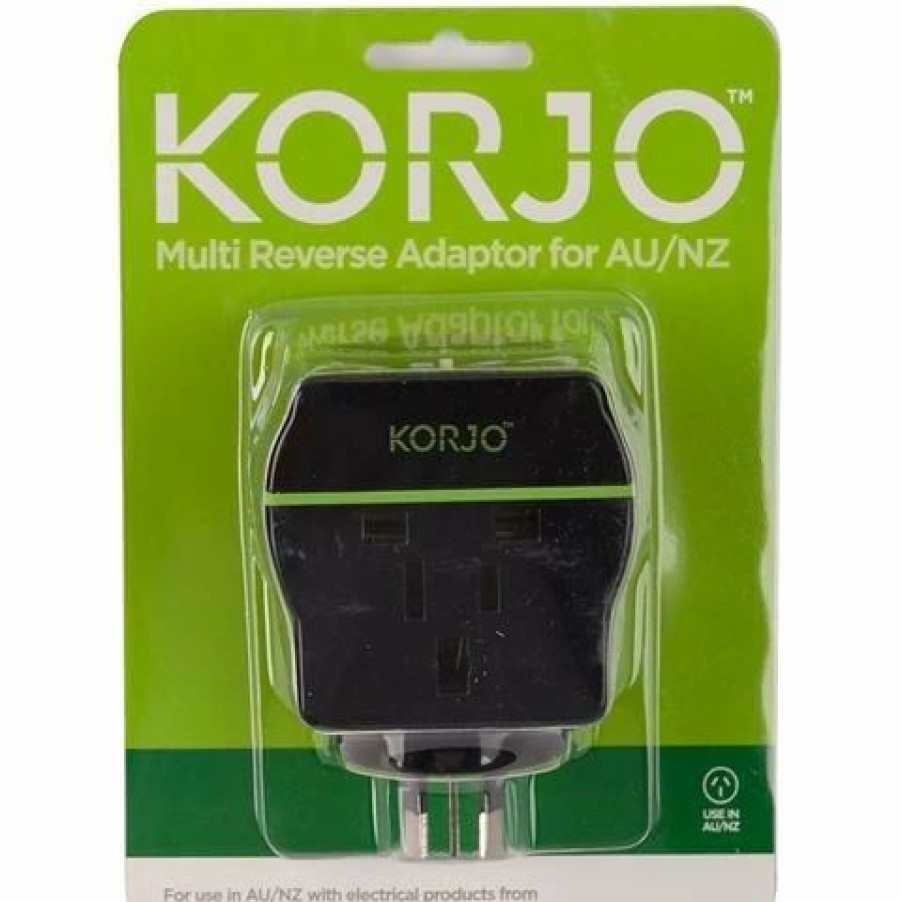 * | Korjo Multi Reverse Travel Power Adaptor Plug