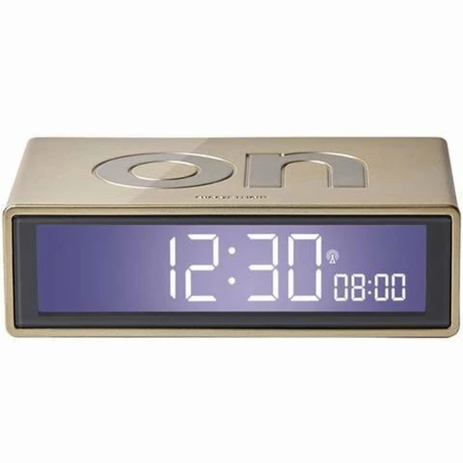 * | Lexon Flip+ Alarm Clock Light Gold