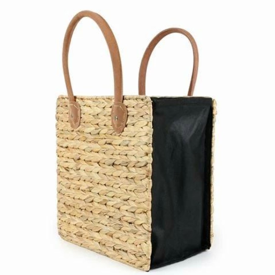 * | Robert Gordon Collapsible Tote Bag With Suede Handles