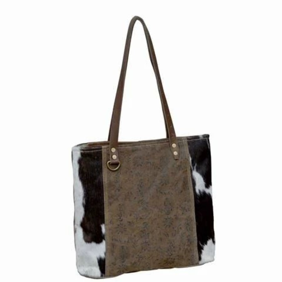 * | Design Arc Furniture Design Arc Floral Cowhide Bag