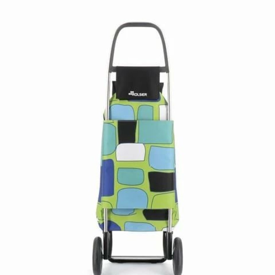 * | Rolser Julia Collection 2 Wheel Shopping Trolley Green 43L