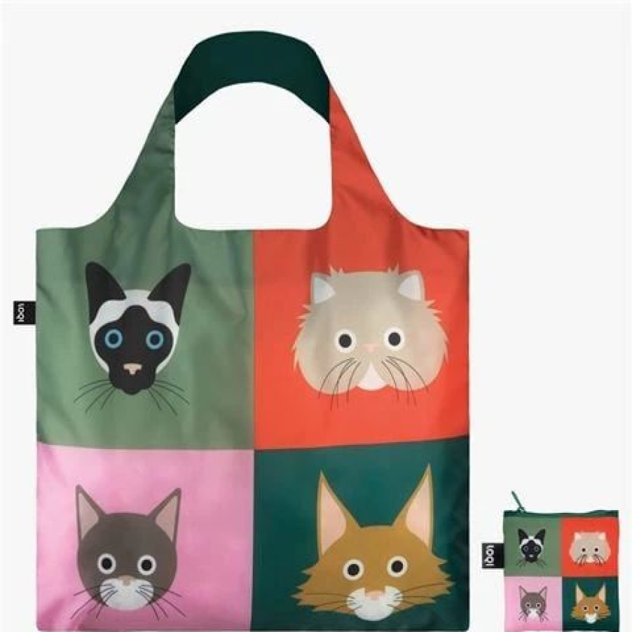 * | Loqi Stephen Cheetham Cats Bag