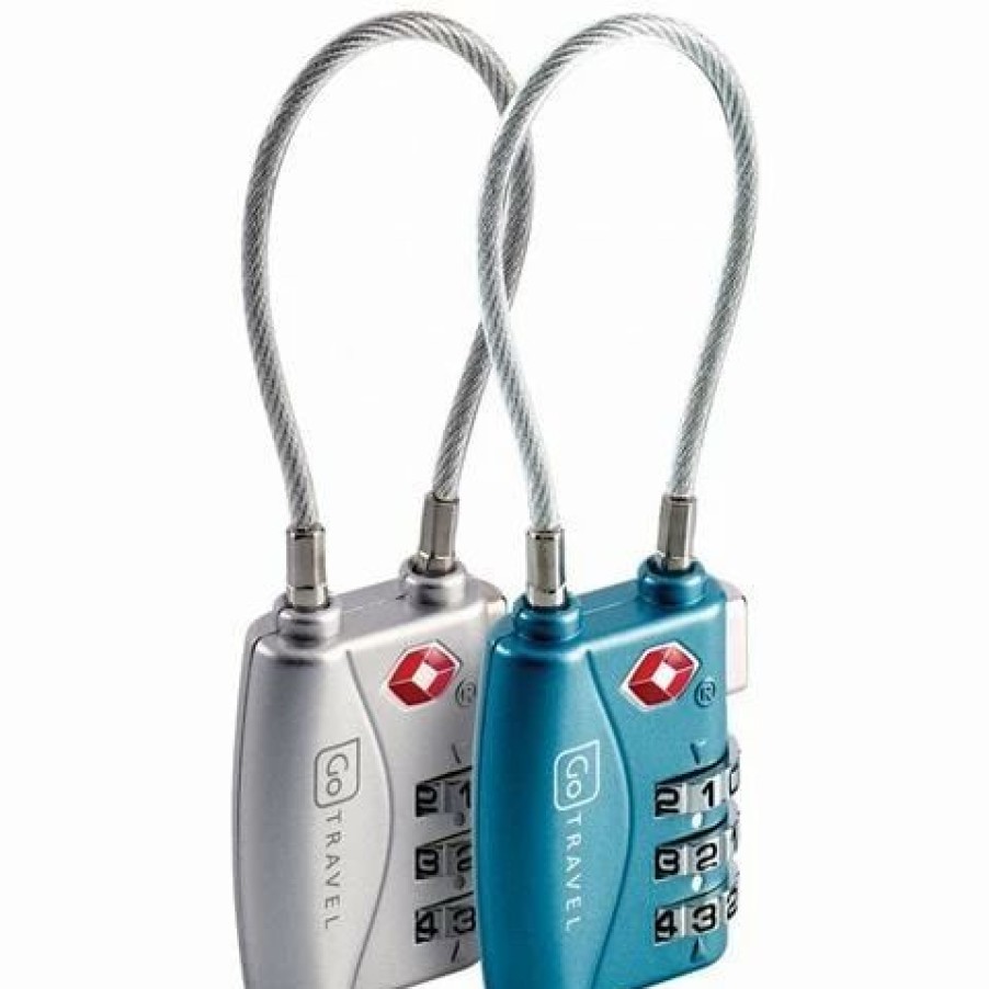 * | Go Travel Combi Cable Tsa Lock Set 2Pce