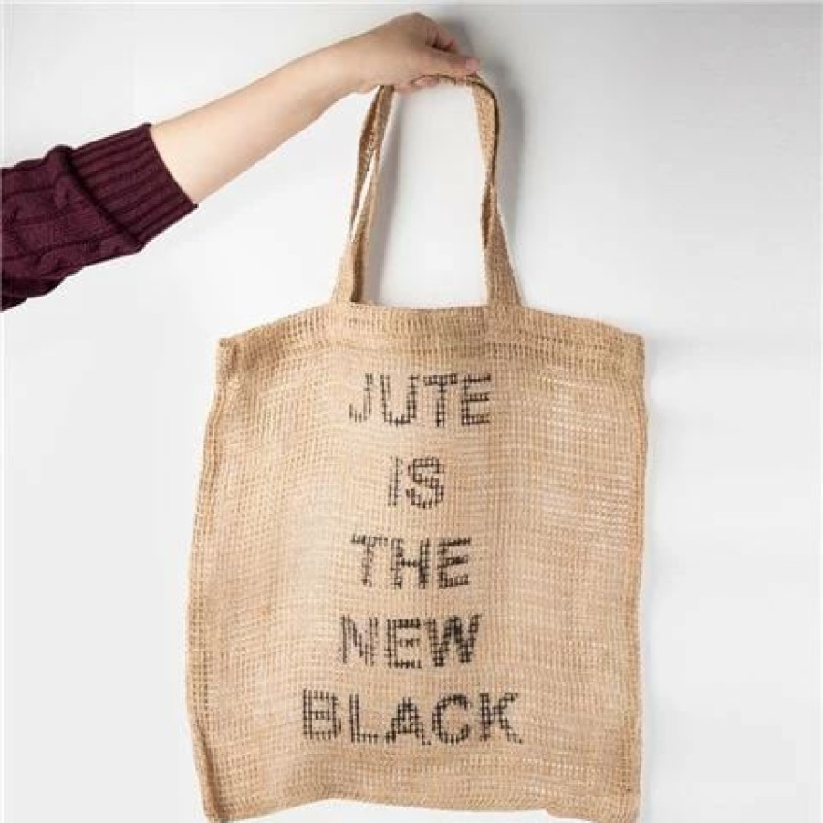 * | Carnival Jute Bag Jute Is The New Black 48X45Cm