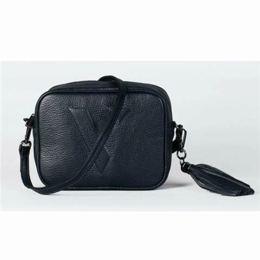 * | Vestirsi Vanessa Italian Leather Bag Sapphire