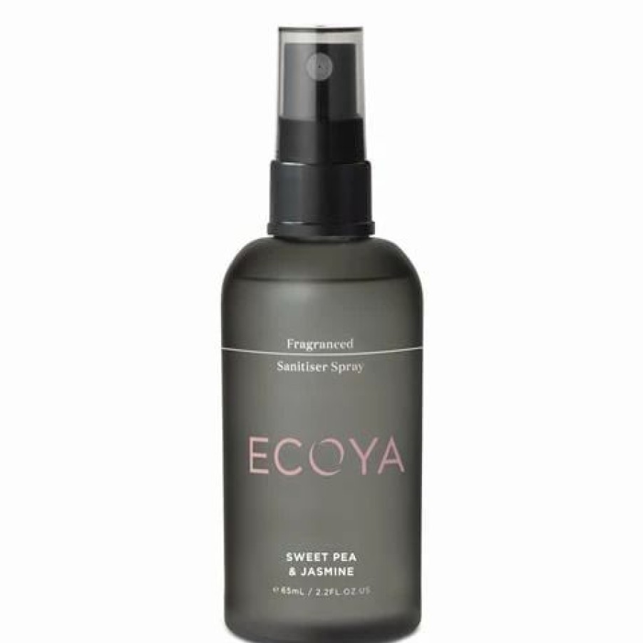 * | Ecoya Sweet Pea & Jasmine Fragranced Sanitiser Spray 65Ml