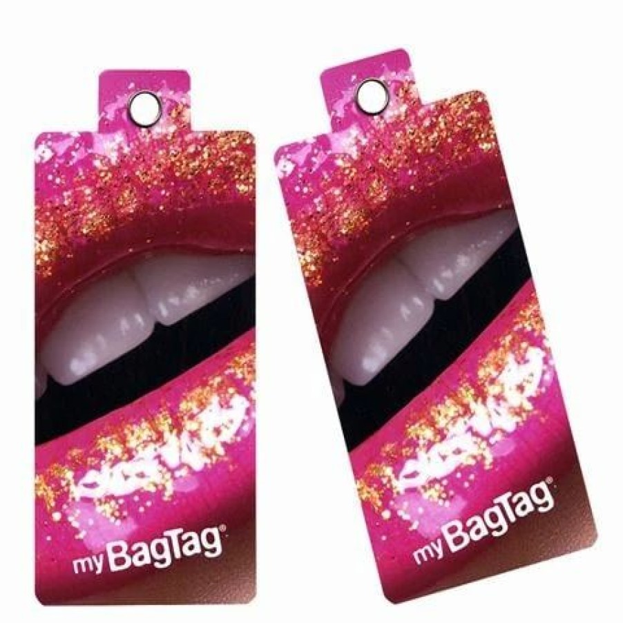 * | Mybagtag Lips Luggage Tag Set 2Pce