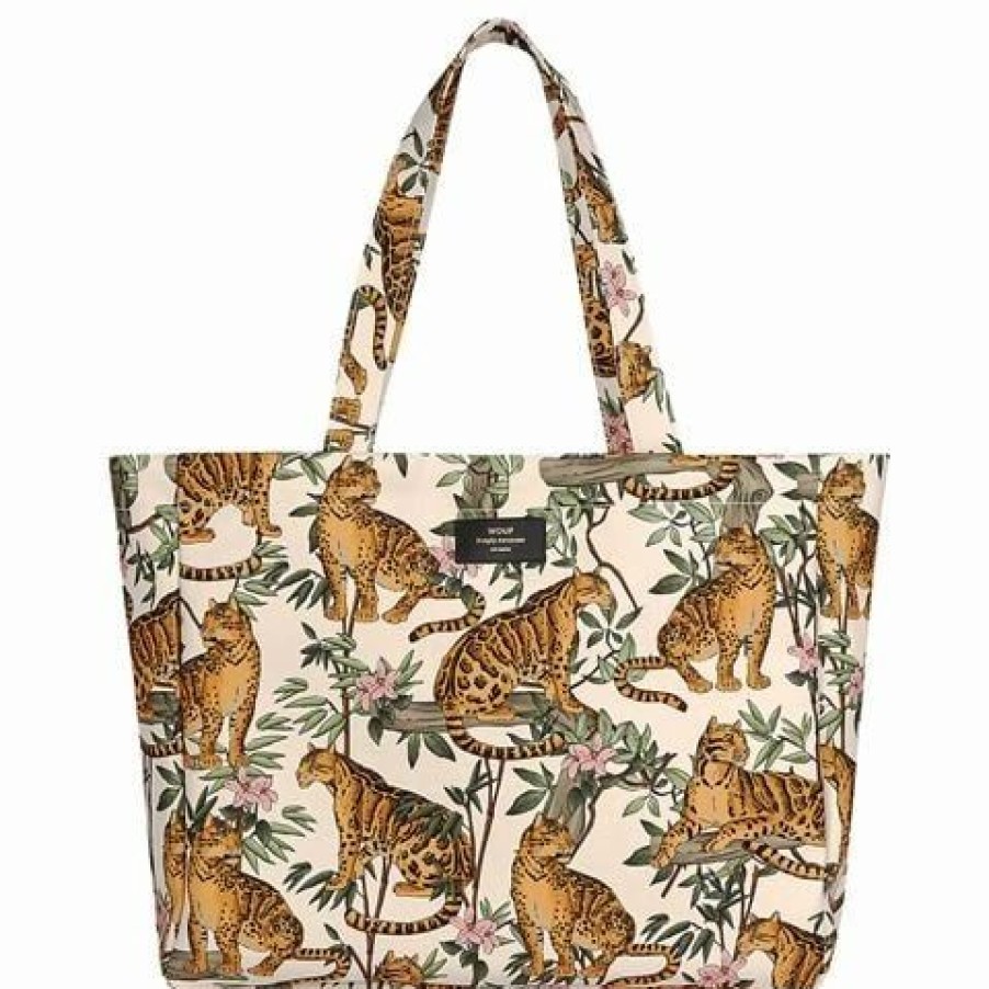 * | Wouf Large Tote Lazy Jungle