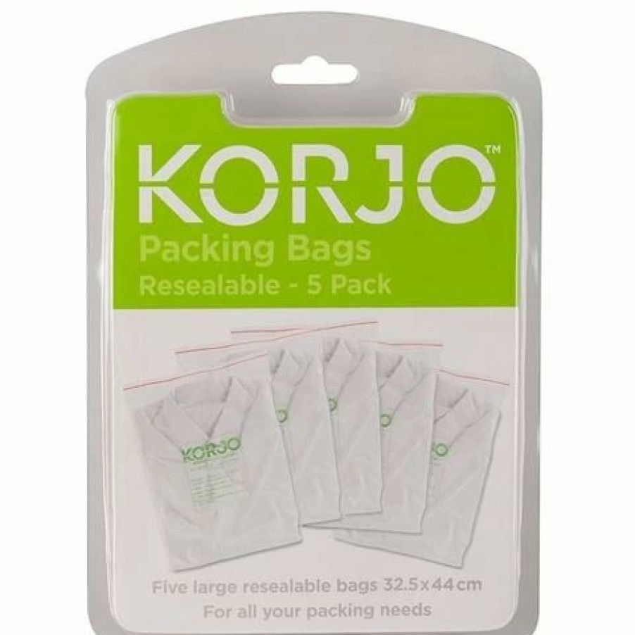 * | Korjo Resealable Packing Bags