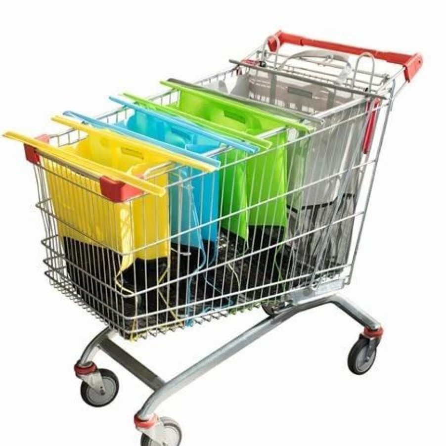 * | Karlstert Sort & Carry Shopping Trolley Bags Set 4Pce