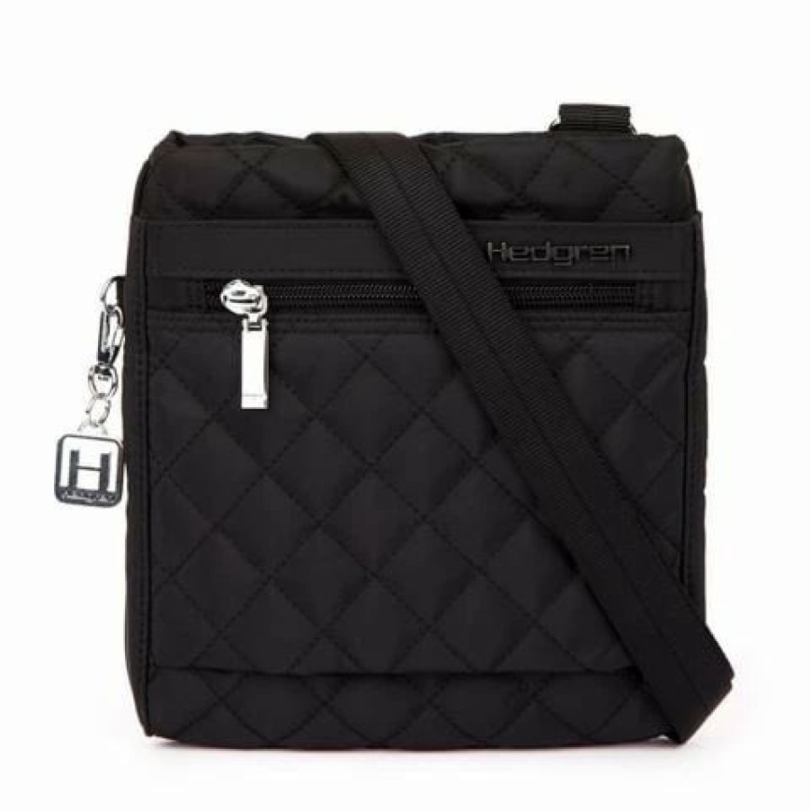 * | Hedgren Diamond Touch Karen Shoulder Bag Black