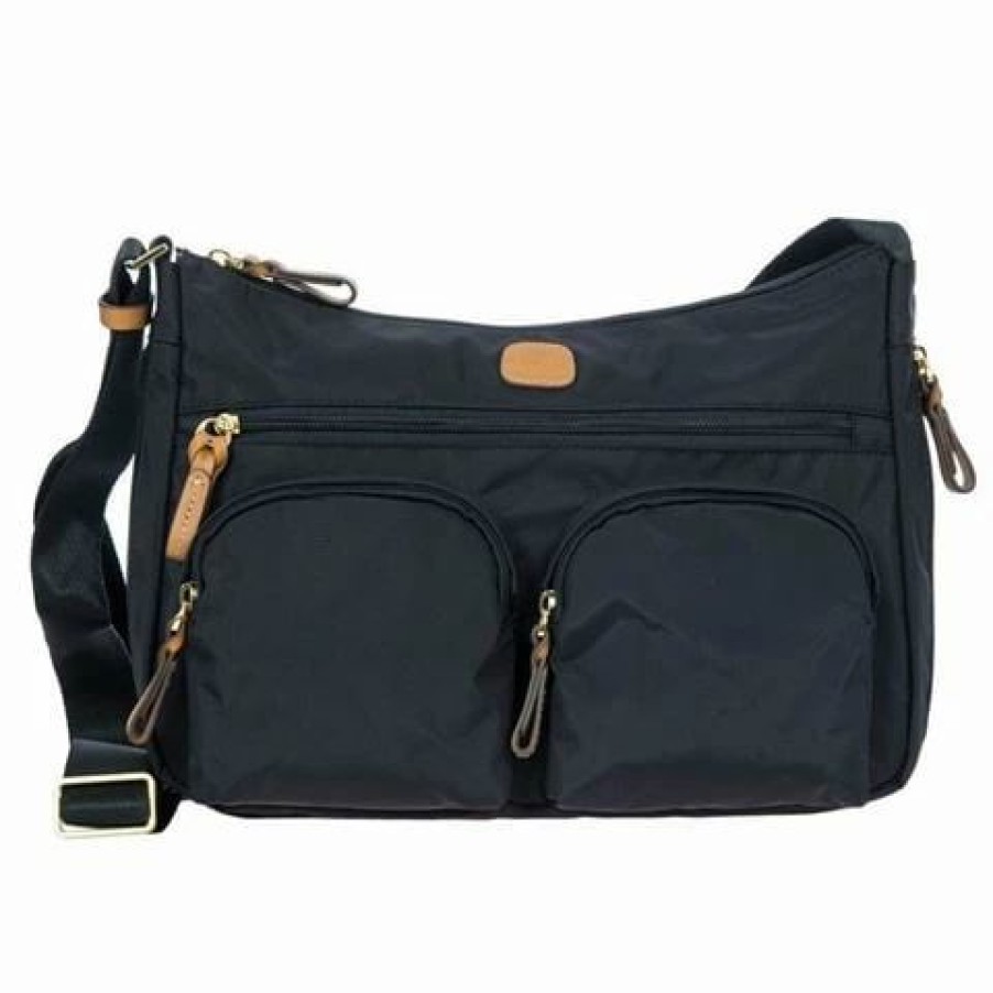 * | Bric'S X-Bag Exp. Shoulderbag/Crossbody Black Tobacco