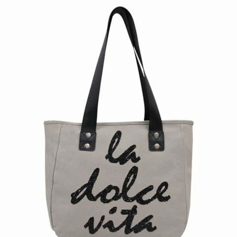 * | Sassy Duck La Dolce Vita Tote Taupe