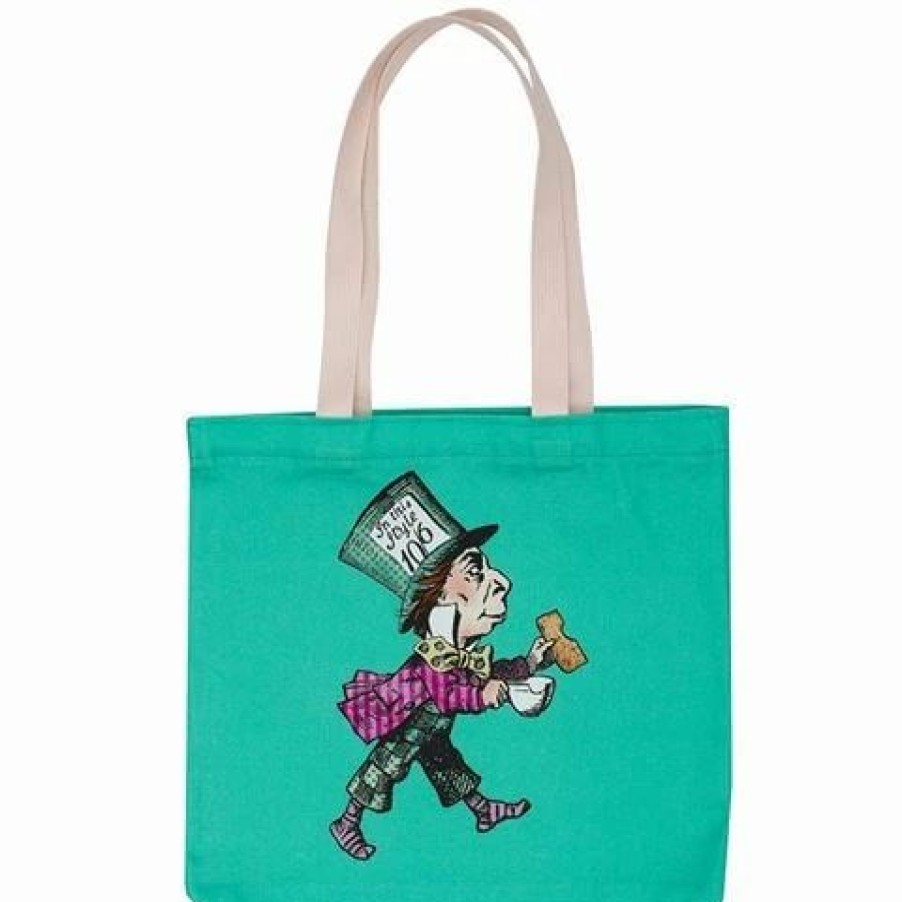 * | Mrs Moore Alice In Wonderland Mad Hatter Tote Bag