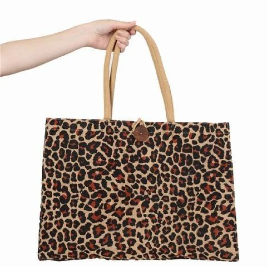 * | Peter'S Eco-Friendly Jute Market Bag Ocelot Large