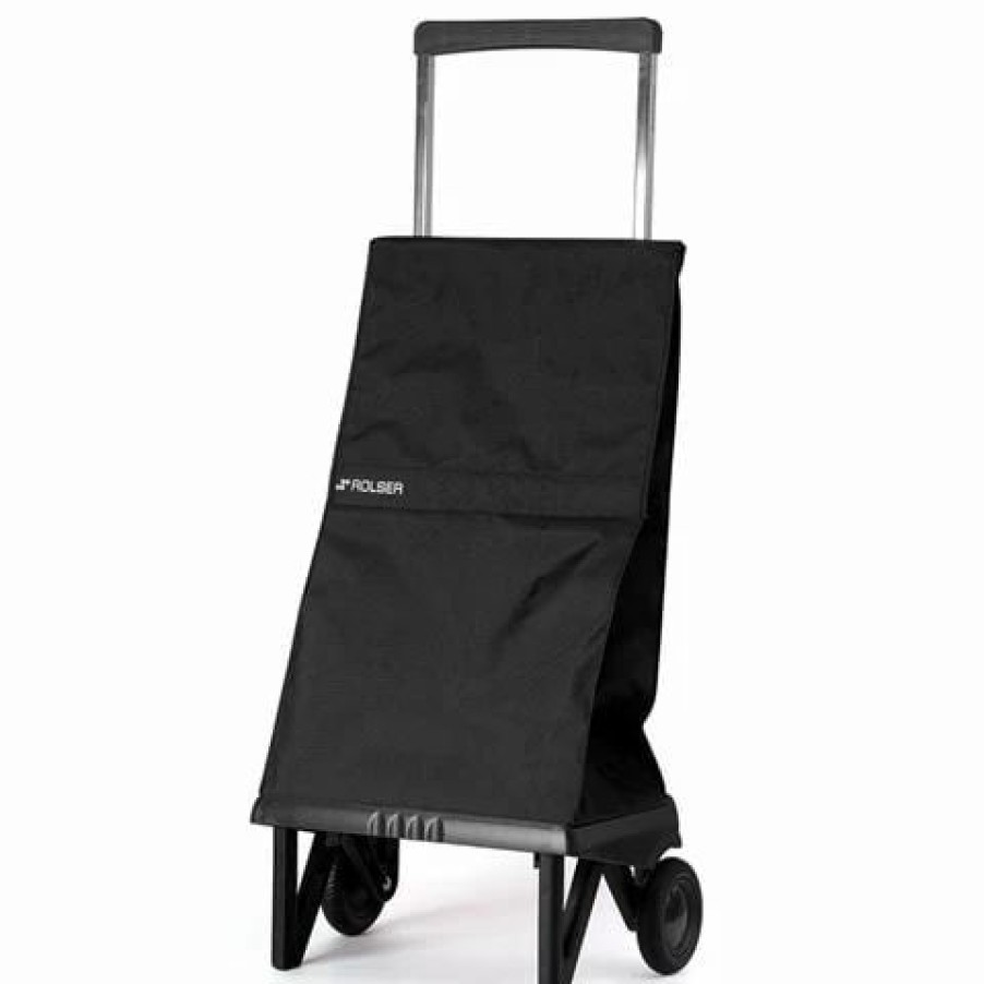 * | Rolser Plegamatic Folding Shopping Trolley Black