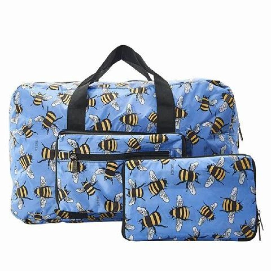 * | Eco-Chic Lightweight Foldable Bag Bee'S Holdall Blue