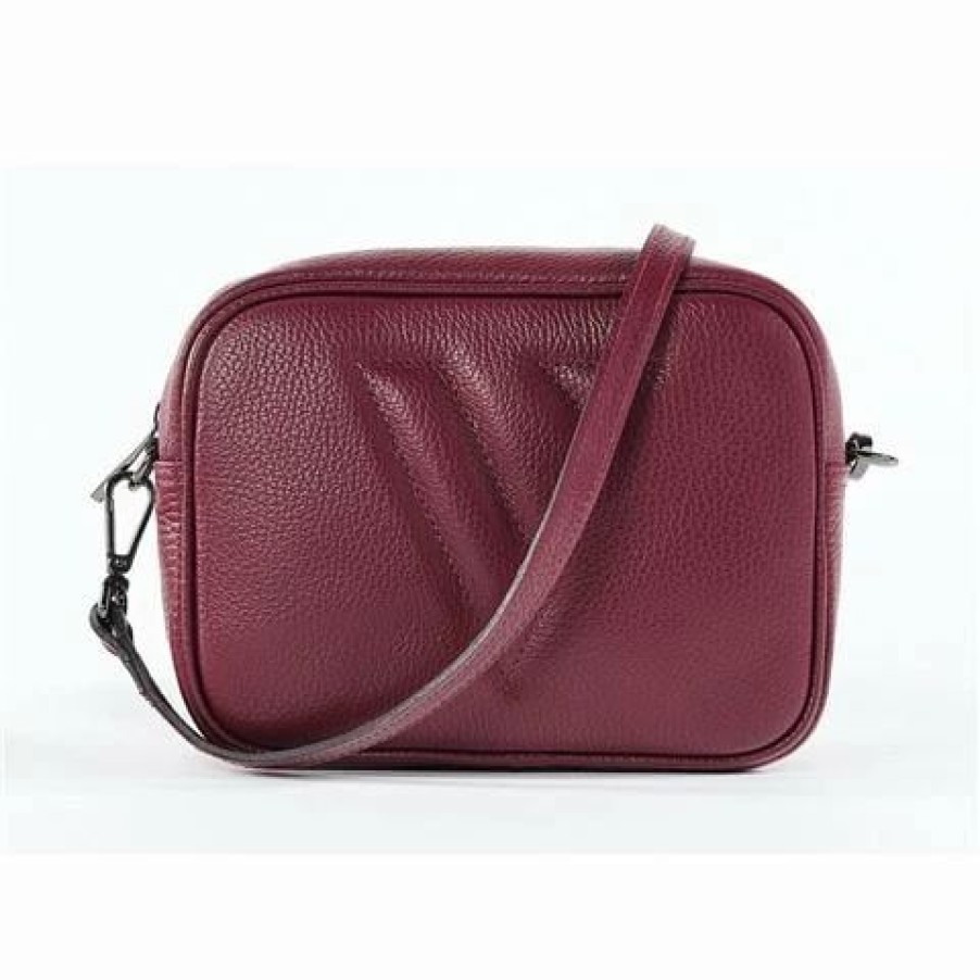 * | Vestirsi Vanessa Italian Leather Bag Ruby