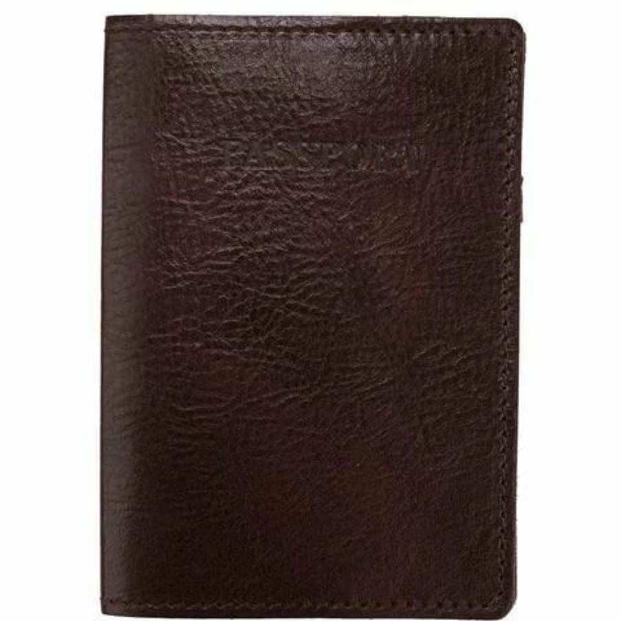 * | Manufactus Leather Passport Holder Espresso