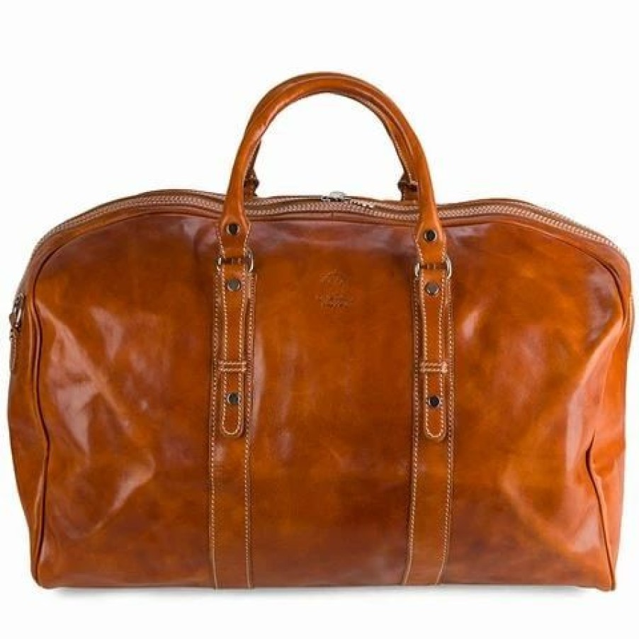 * | Manufactus Augusto Leather Bag Large Honey