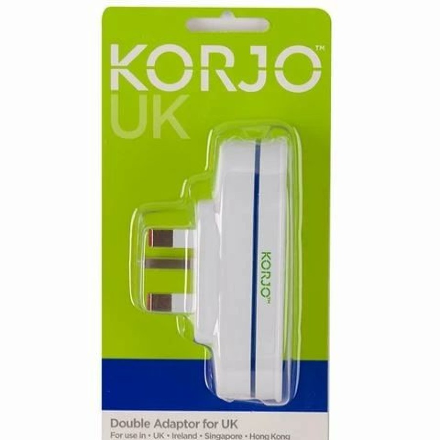 * | Korjo Great Britain Double Adaptor Plug