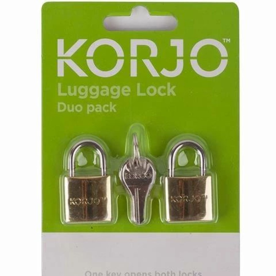 * | Korjo Luggage Padlock Set 2Pce