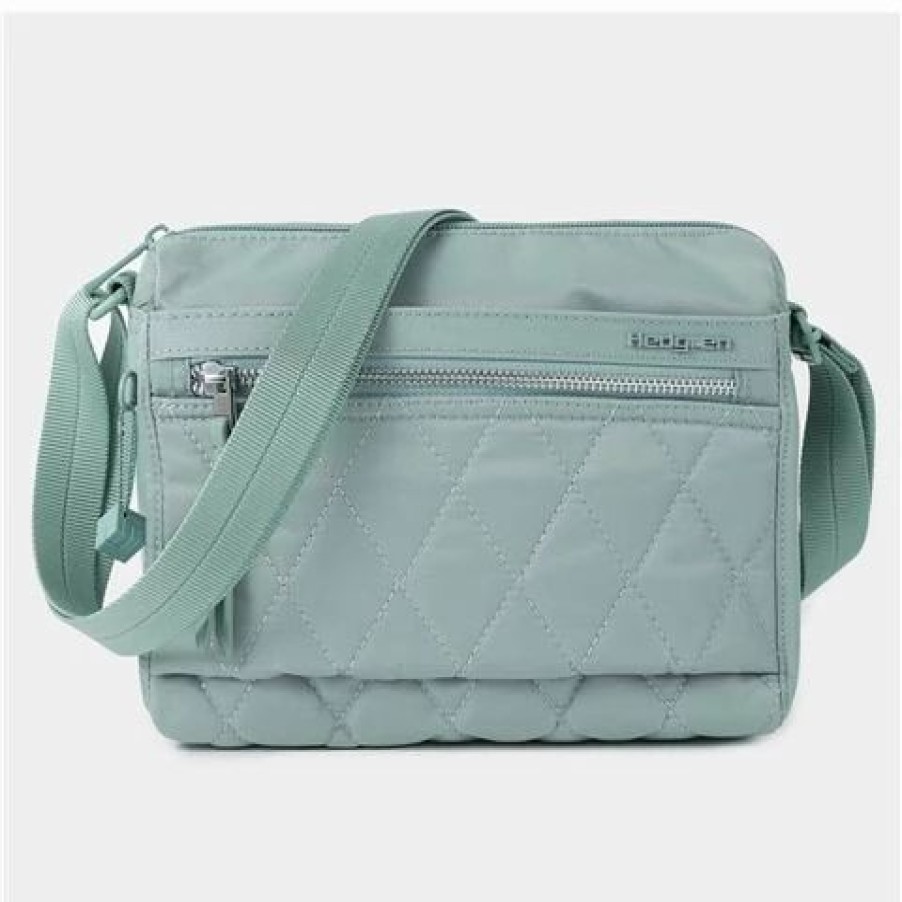 * | Hedgren Eye Crossbody Bag Rfid Quilted Sage