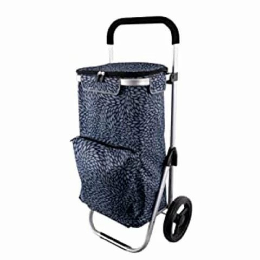 * | Karlstert Deluxe Shopping Trolley W/Frame Top Blue Petals