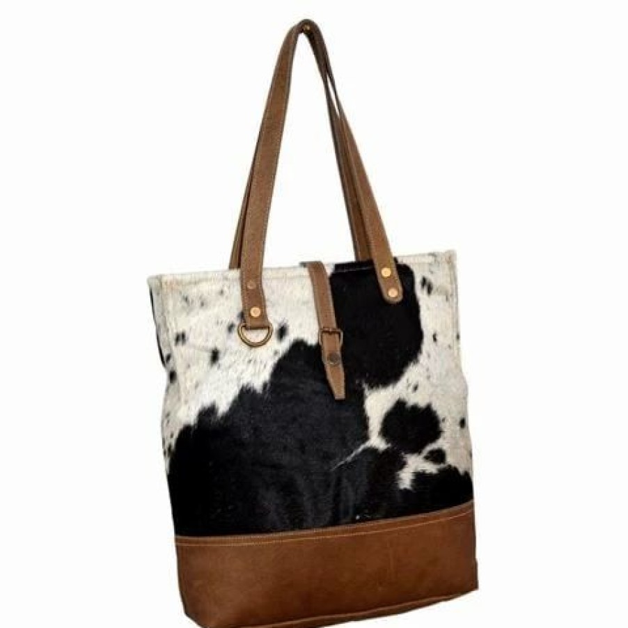 * | Design Arc Furniture Design Arc Cowhide And Leather Tote Bag