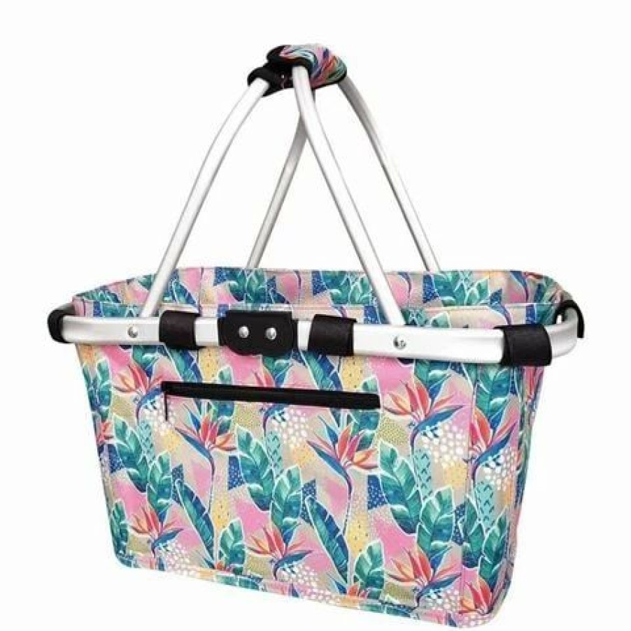 * | Sachi Two Handle Carry Basket Botanical