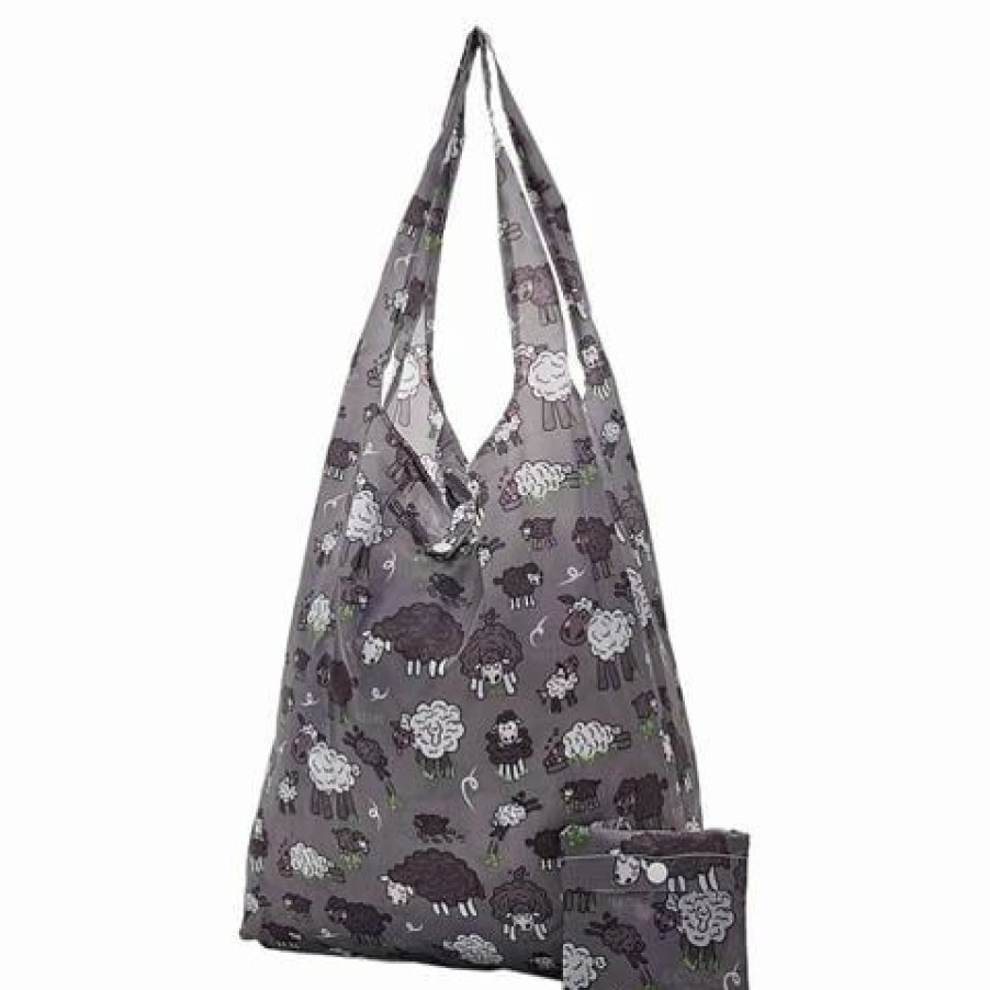 * | Eco-Chic Foldaway Shopper Sheep Dark Grey